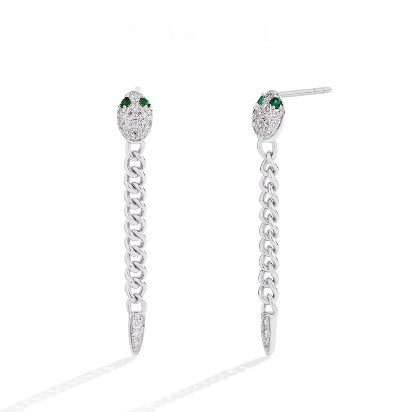 Zedarii Chain Link Earrings