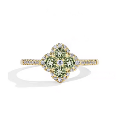 Radiant Clover Ring