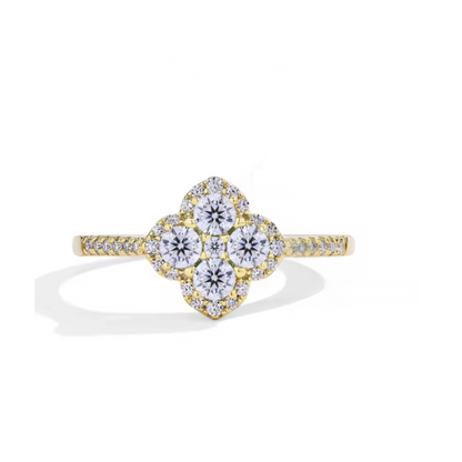 Radiant Clover Ring