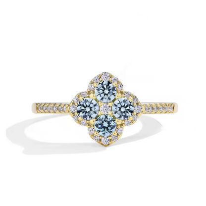 Radiant Clover Ring