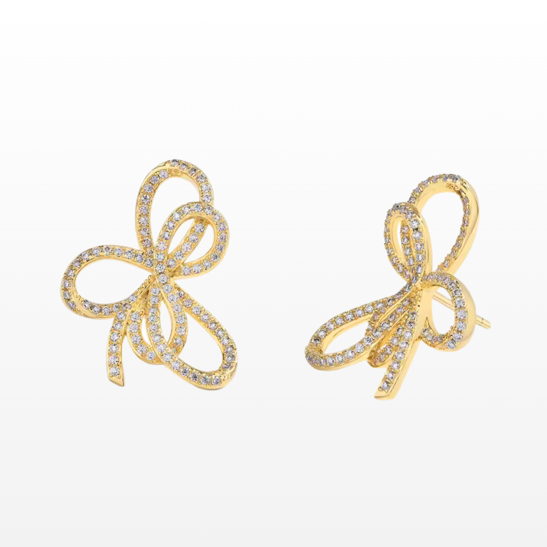 Bow Ribbon Earrings – Zedarii