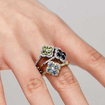 Radiant Clover Ring