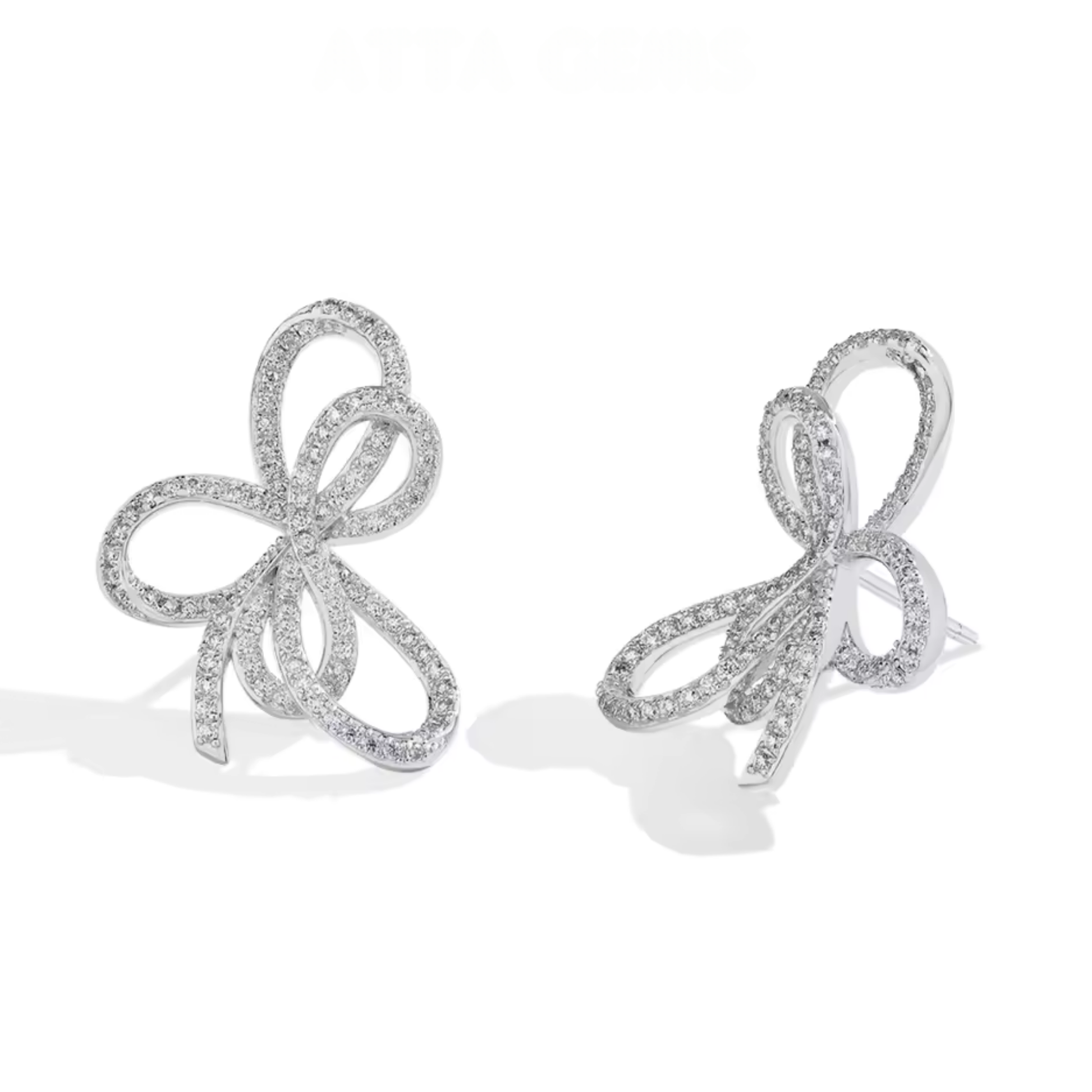 Bow Ribbon Earrings – Zedarii