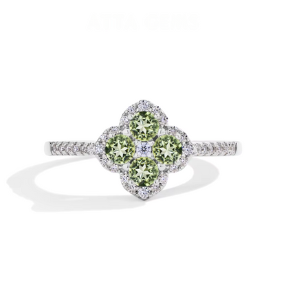Radiant Clover Ring