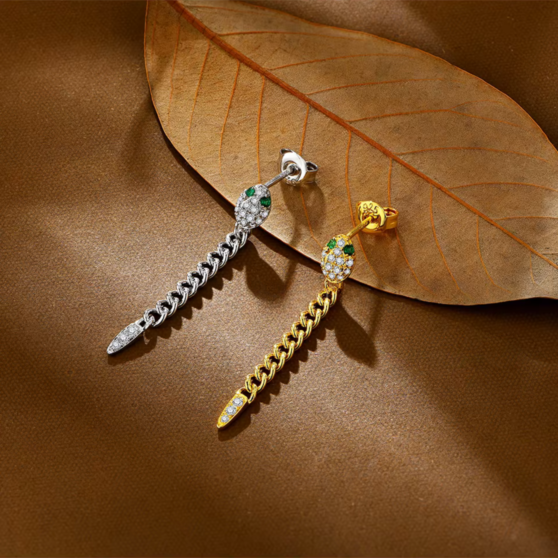Zedarii Chain Link Earrings